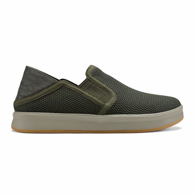 Olukai Women's Ki Ihele Slip On Shoe - Nori US029-465